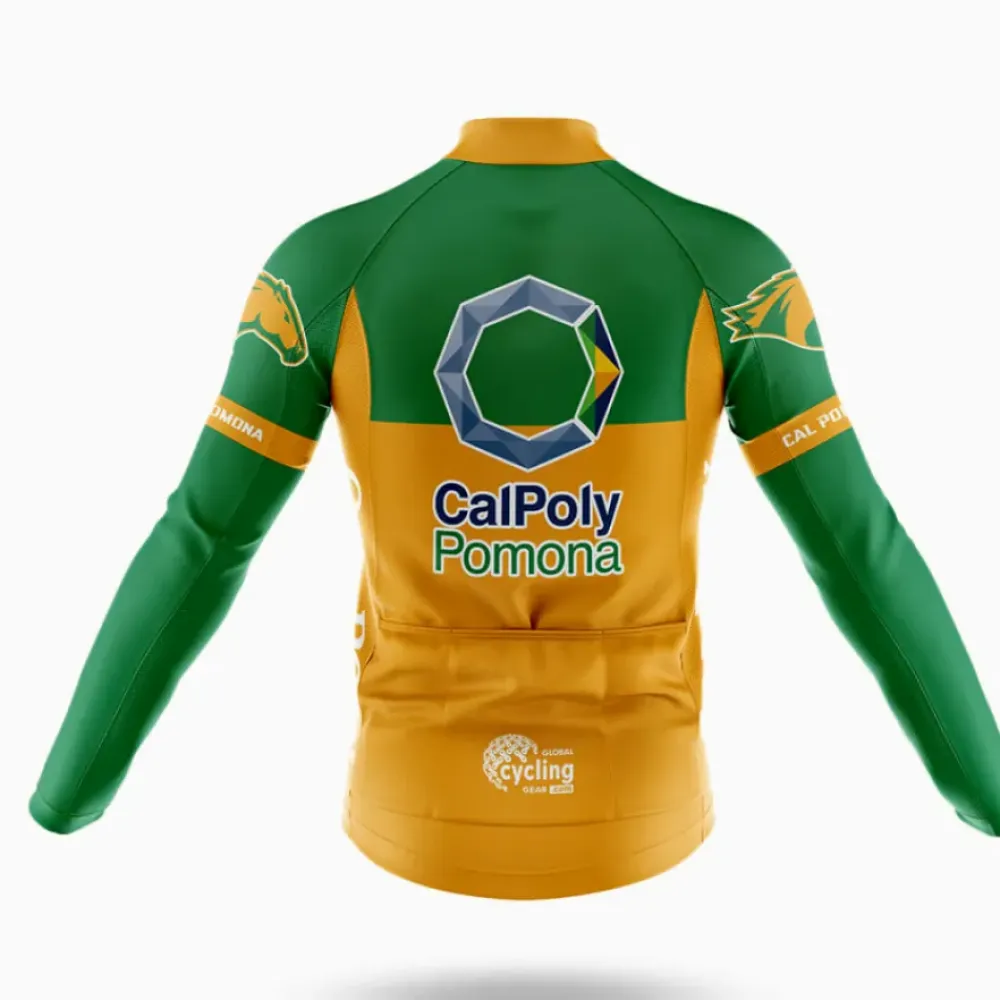 Cal Poly Pomona Cycling Bibs Ver.2 Comfortable Green/Yellow/Black