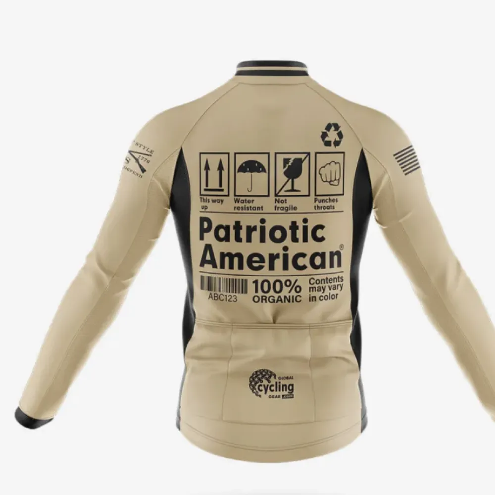 Grunt Style Patriotic American Cycling Kit Tan/Black/White