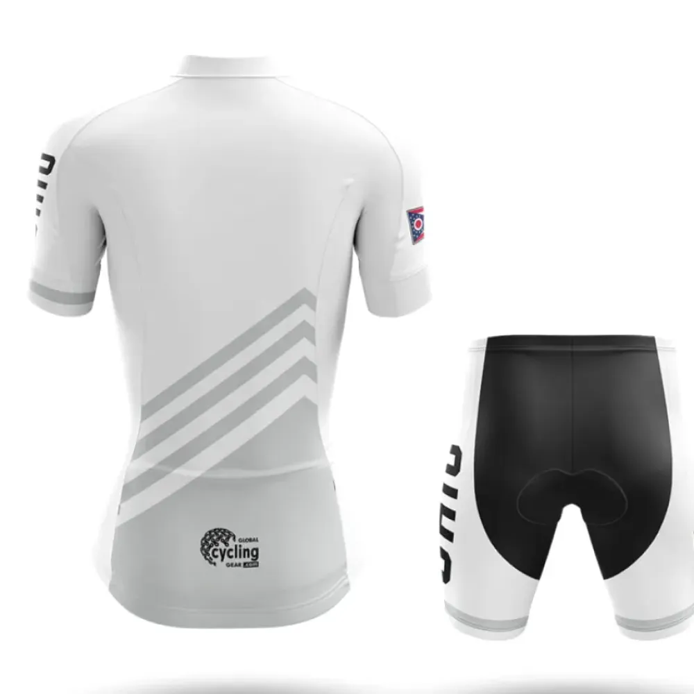 Ohio S4 White Women Cycling Kit Full Set