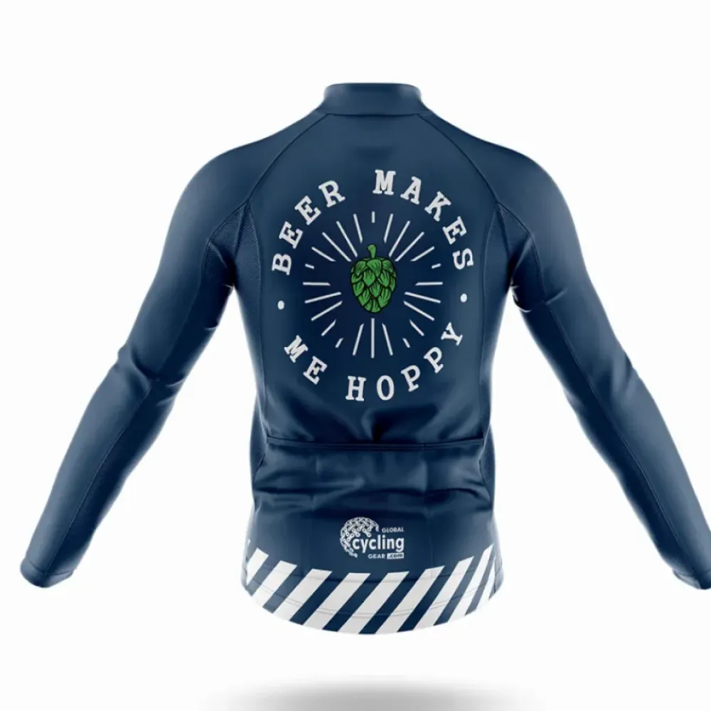Hoppy Cycling Bibs Comfortable Navy/White/Black