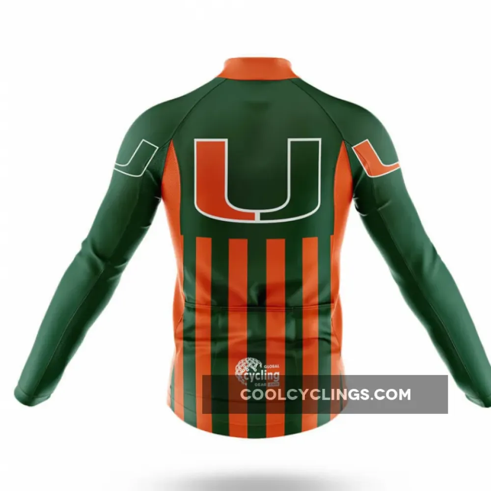 Hurricanes USA Cycling Kit Full Set Green/Orange/Black
