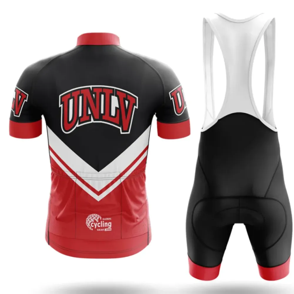 University of Nevada Las Vegas Cycling Kit Full Set Ver.3 UNLV Black/Red/White