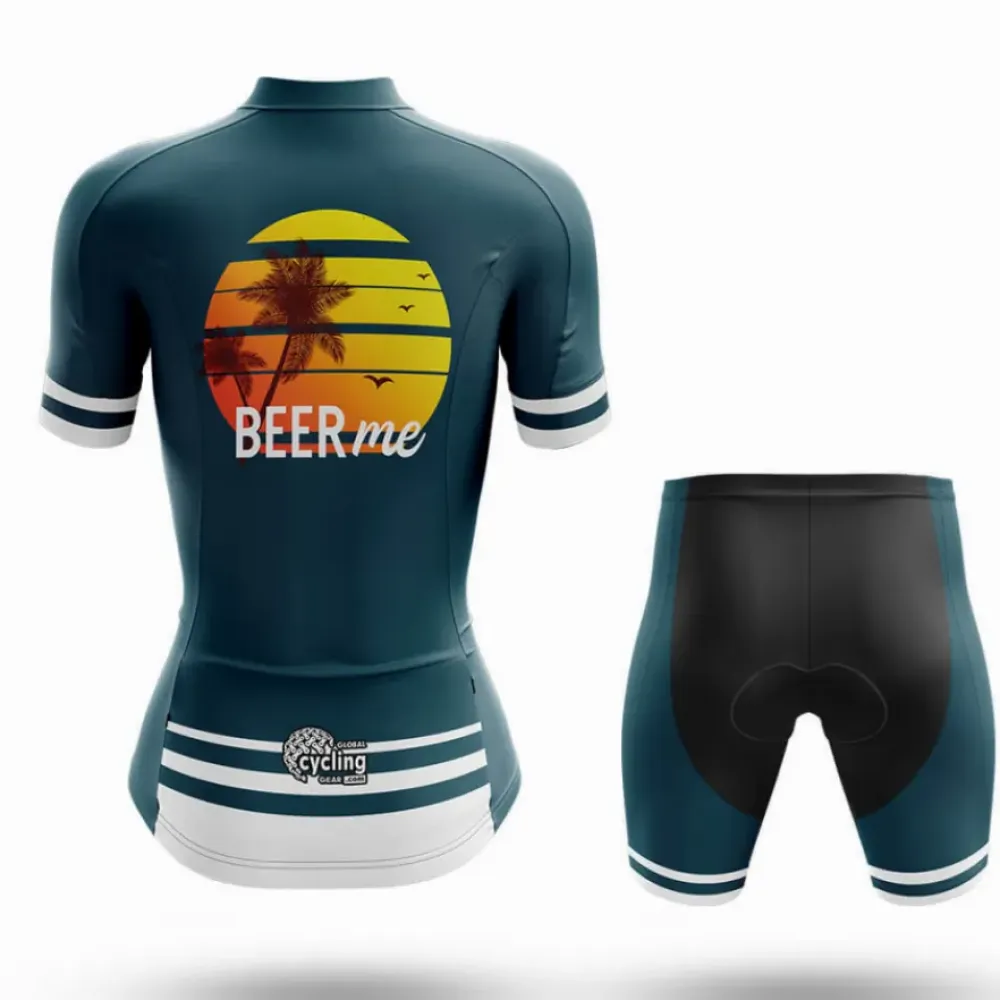 Cycling Kit Beer Me Blue/Teal/Black