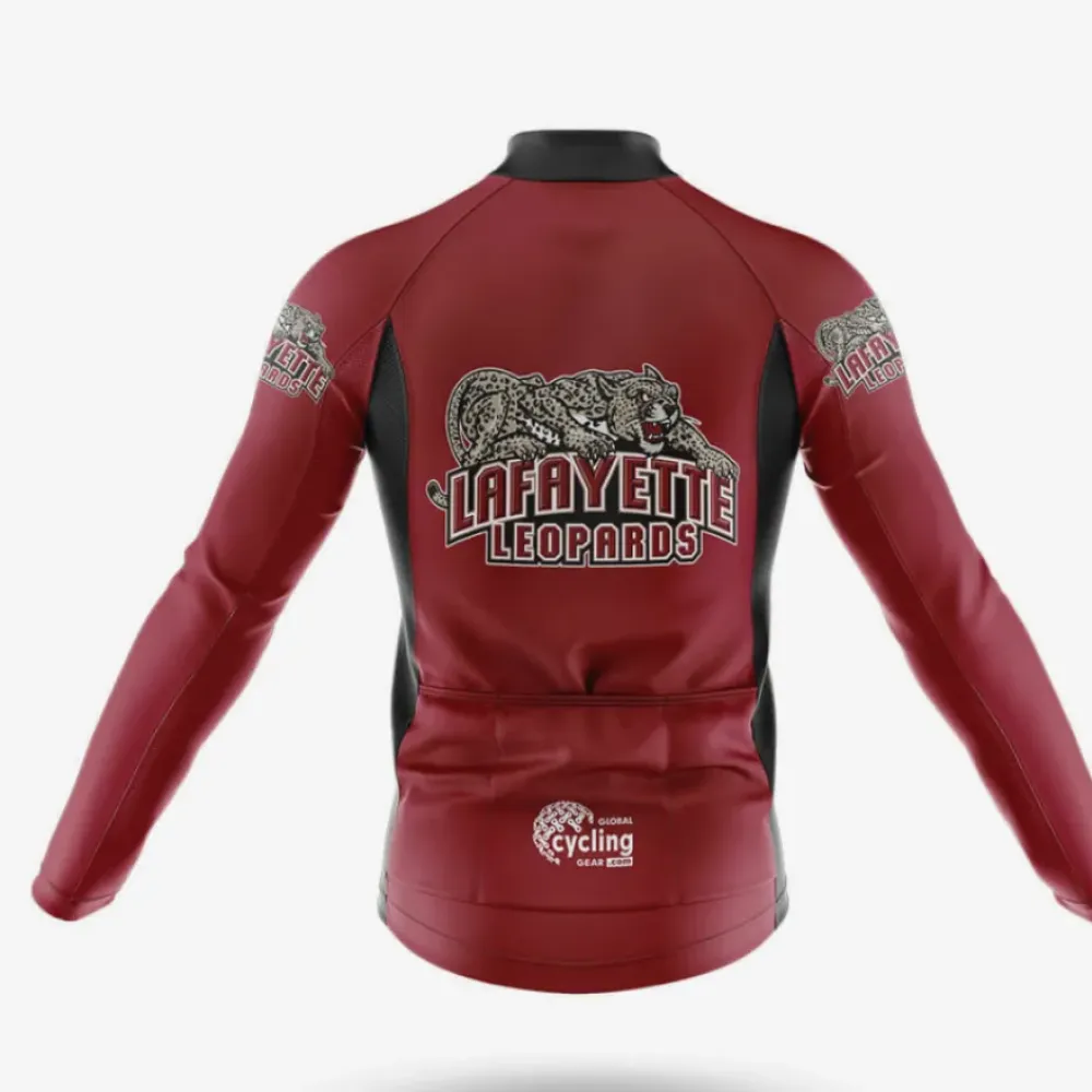 Lafayette Leopards Cycling Bibs Comfortable Black/Red/White