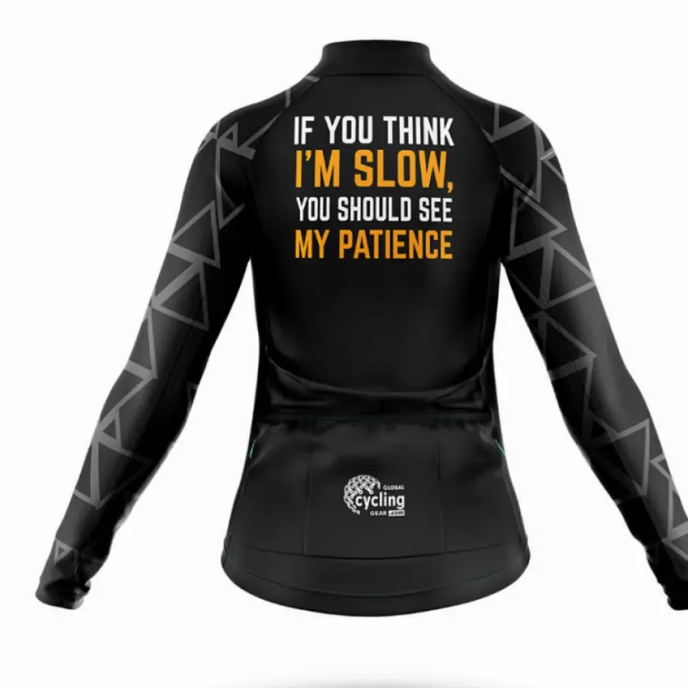 Women's Cycling Kit Slow Black/Grey/Yellow