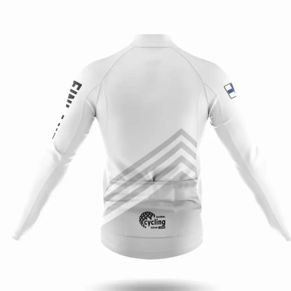Finland S5 Cycling Kit Full Set White/Black/Grey