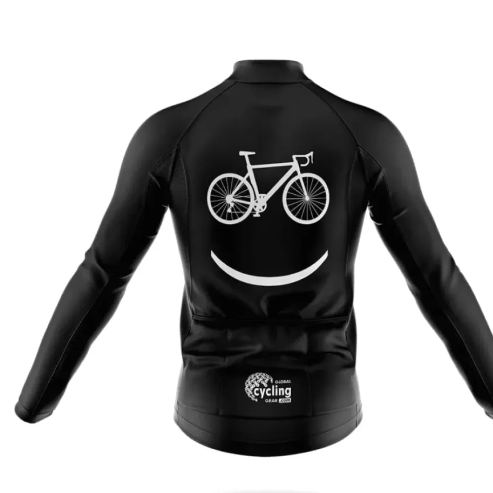 Cycling Kit Smiley Face Black/White/Grey