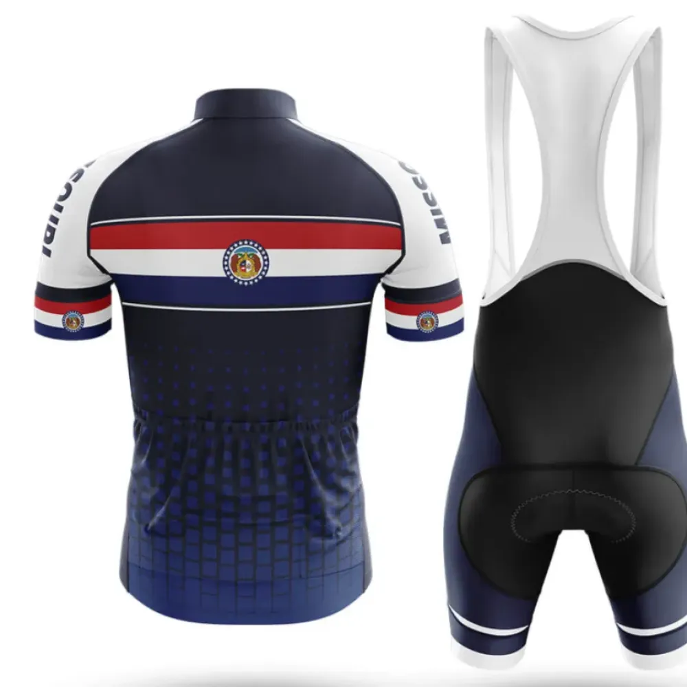 Missouri S1 Cycling Kit Full Set Navy/White/Red