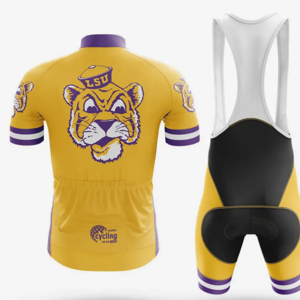 LSU Tigers Cycling Bibs //