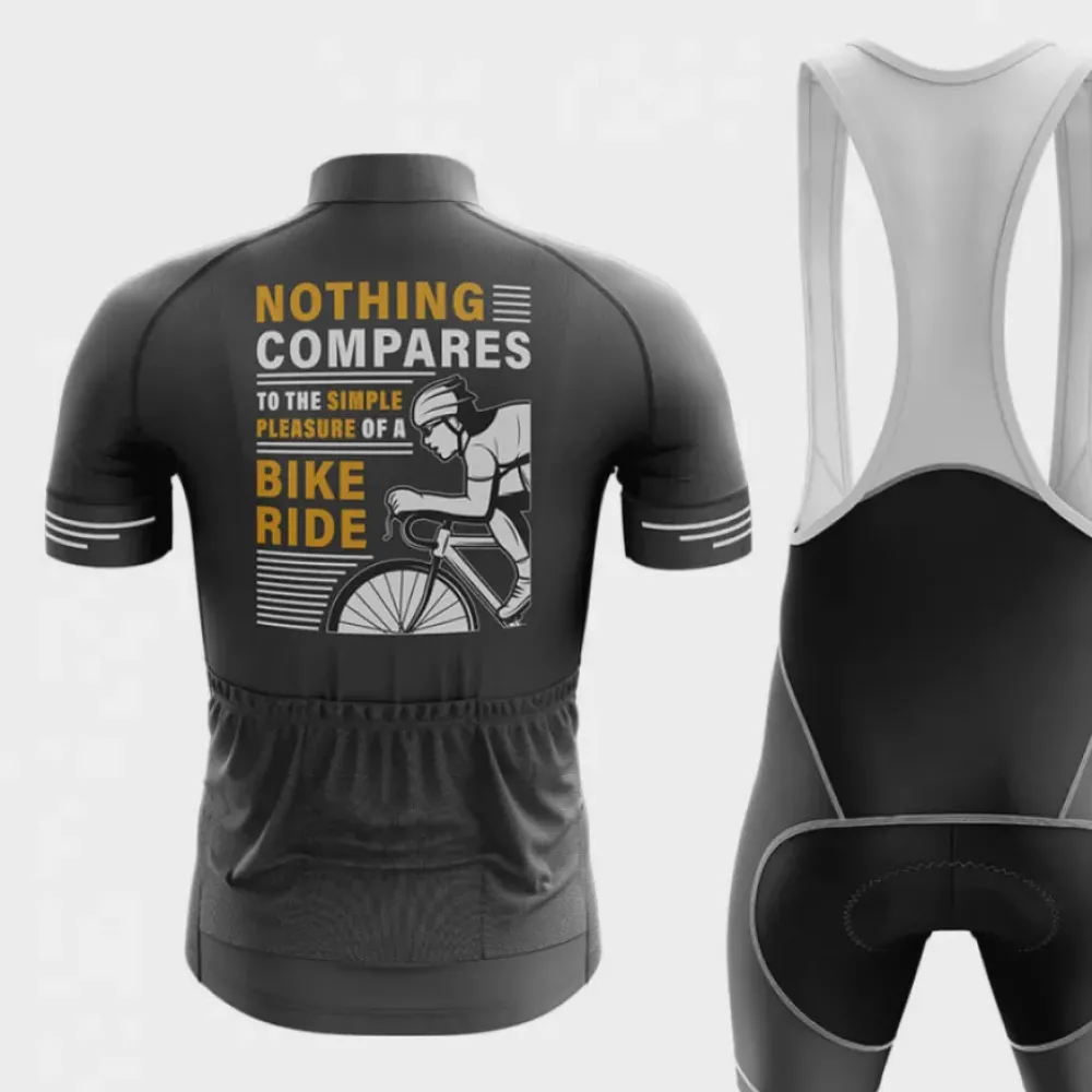 Cycling Bibs Comfortable Black/White/Grey