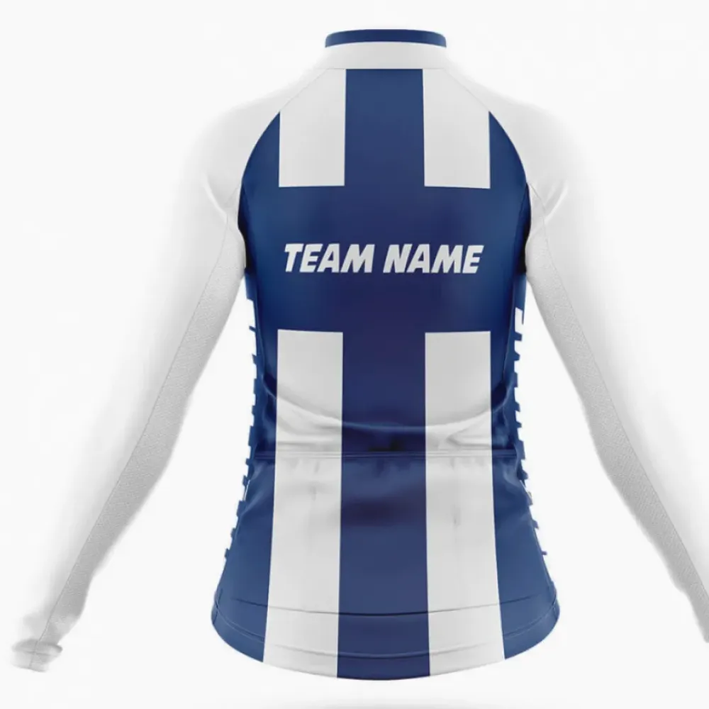 Custom Team Name M29 Women's Cycling Black/White/Yellow