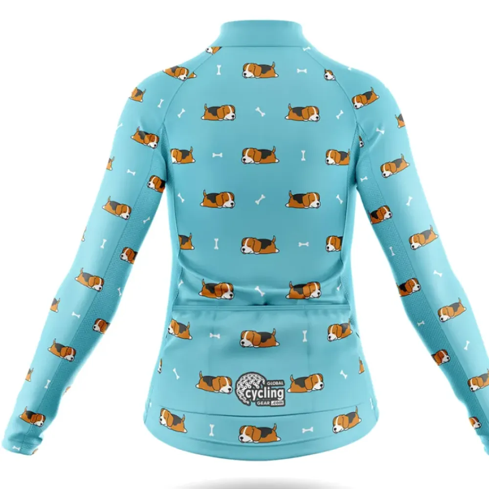 Beagle Dreams Cycling Shorts Blue/Black/Brown