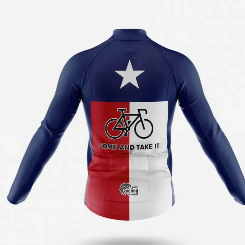 Texas Cycling Jersey Come And Take It Navy/Red/White