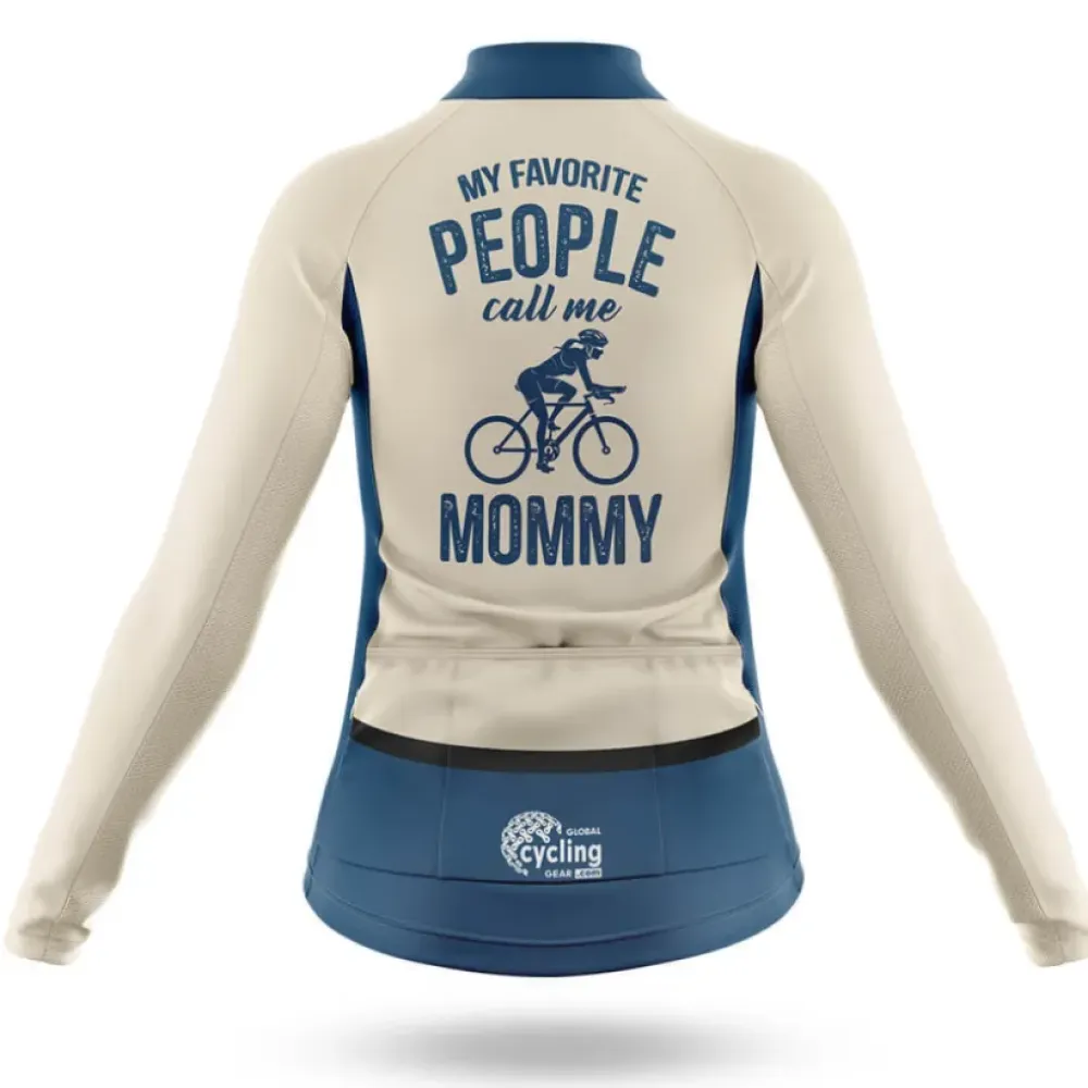 Call Me Mommy Women's Cycling Shorts Blue/Black/Teal