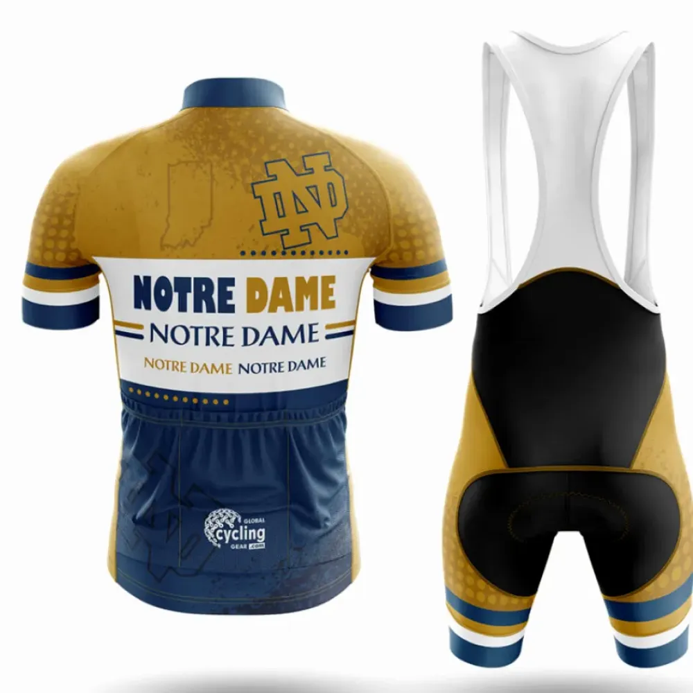 Notre Dame Cycling Kit Navy/Gold/White