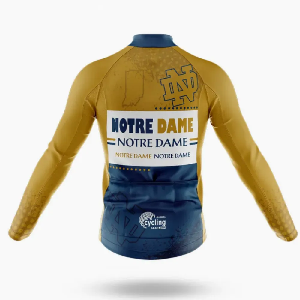 Notre Dame Cycling Kit Navy/Gold/White