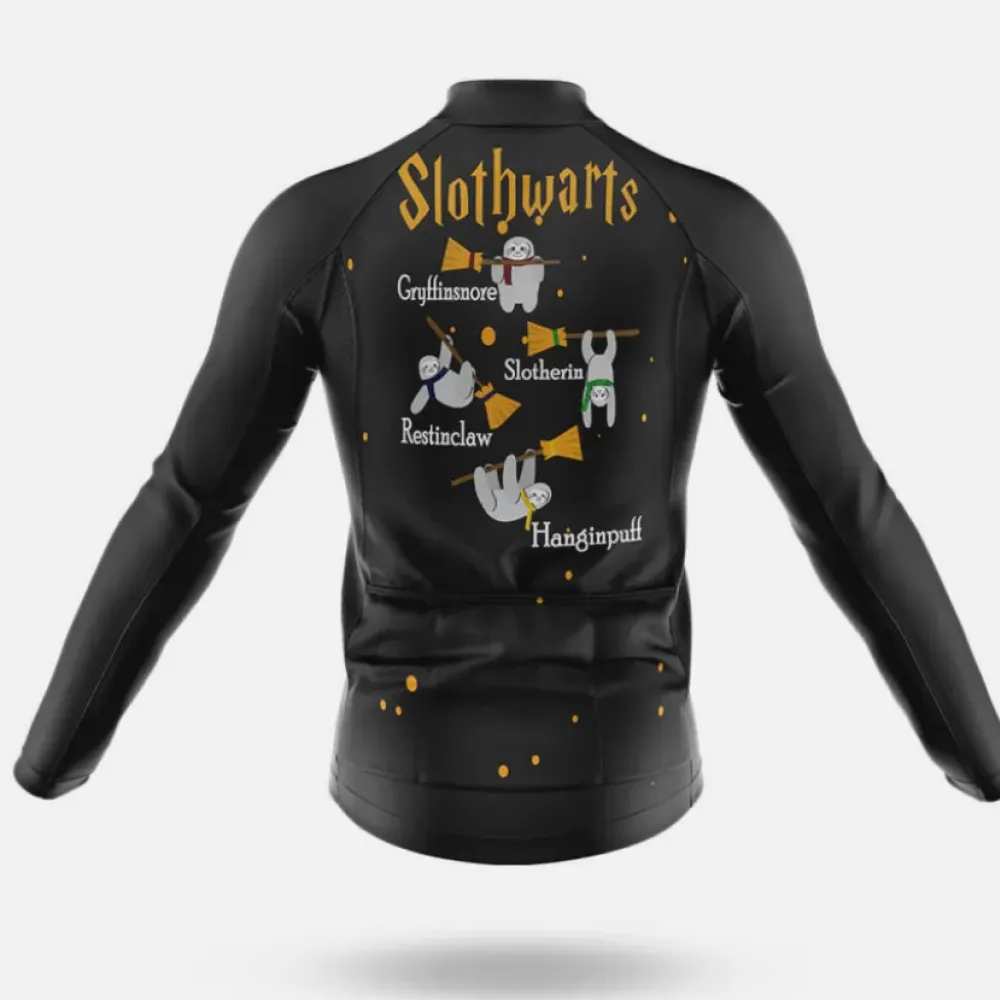 Slothwarts Cycling Bibs White/Yellow/Black