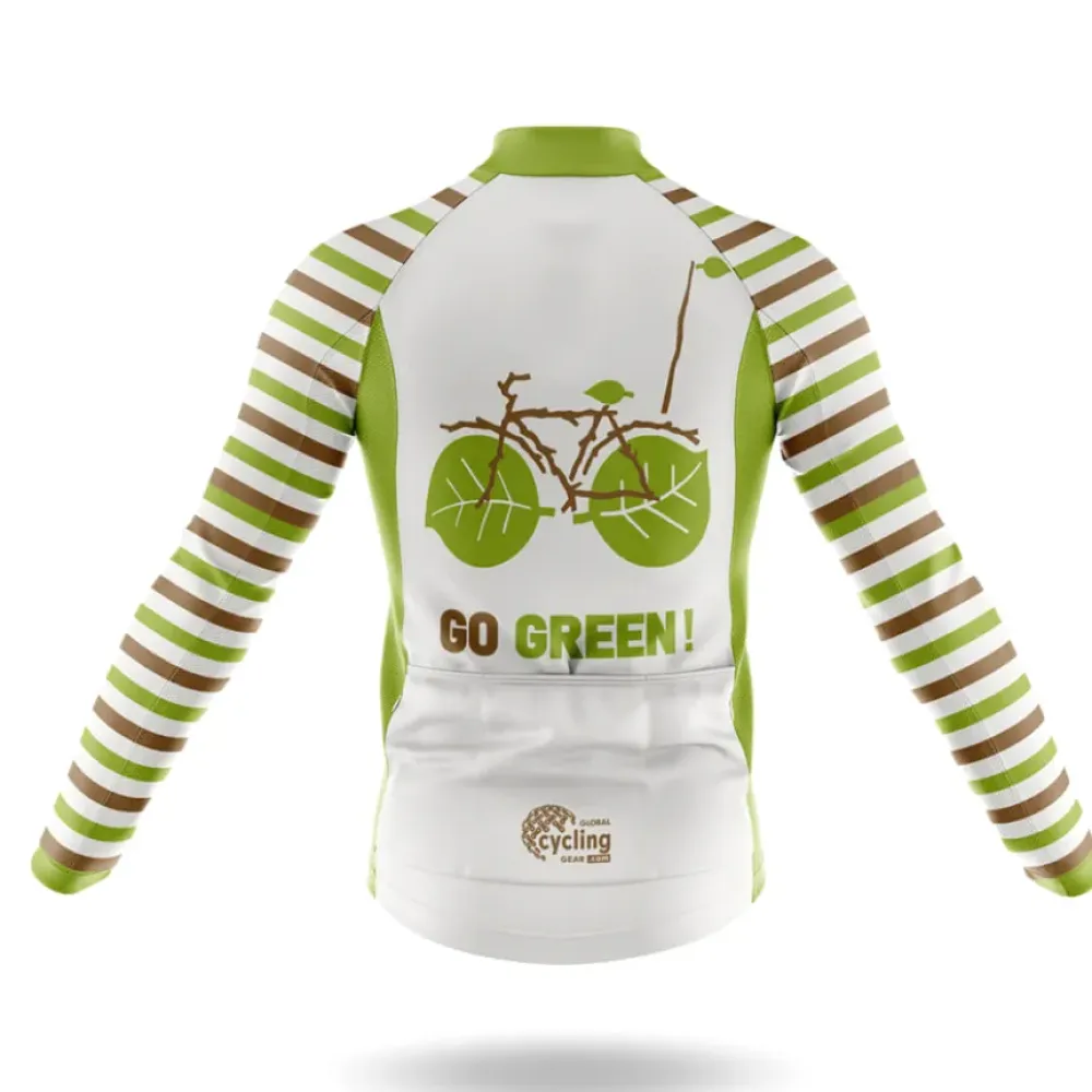 Cycling Kit Go Green White/Green/Brown