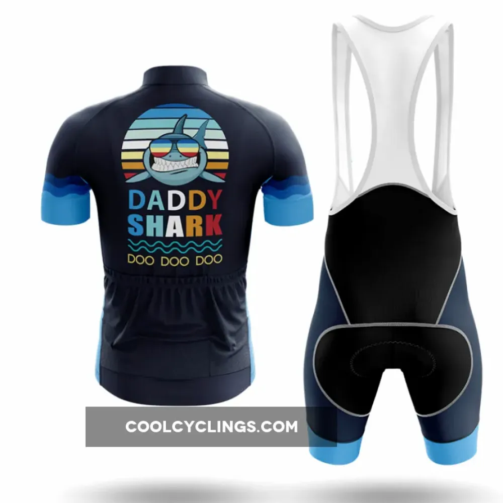 Daddy Cycling Bibs Comfortable Blue/White/Navy