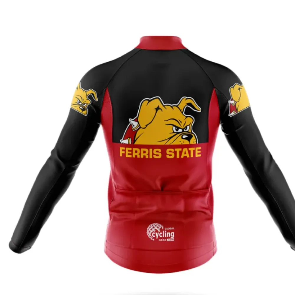 FSU Bulldogs Cycling Bibs Comfortable Black/Red/Yellow
