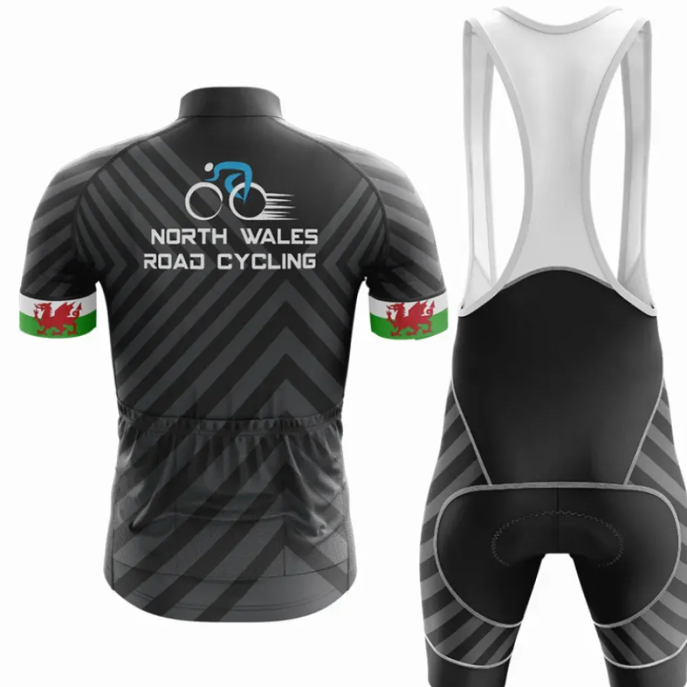 North Wales V13 Cycling Kit Black/White/Green