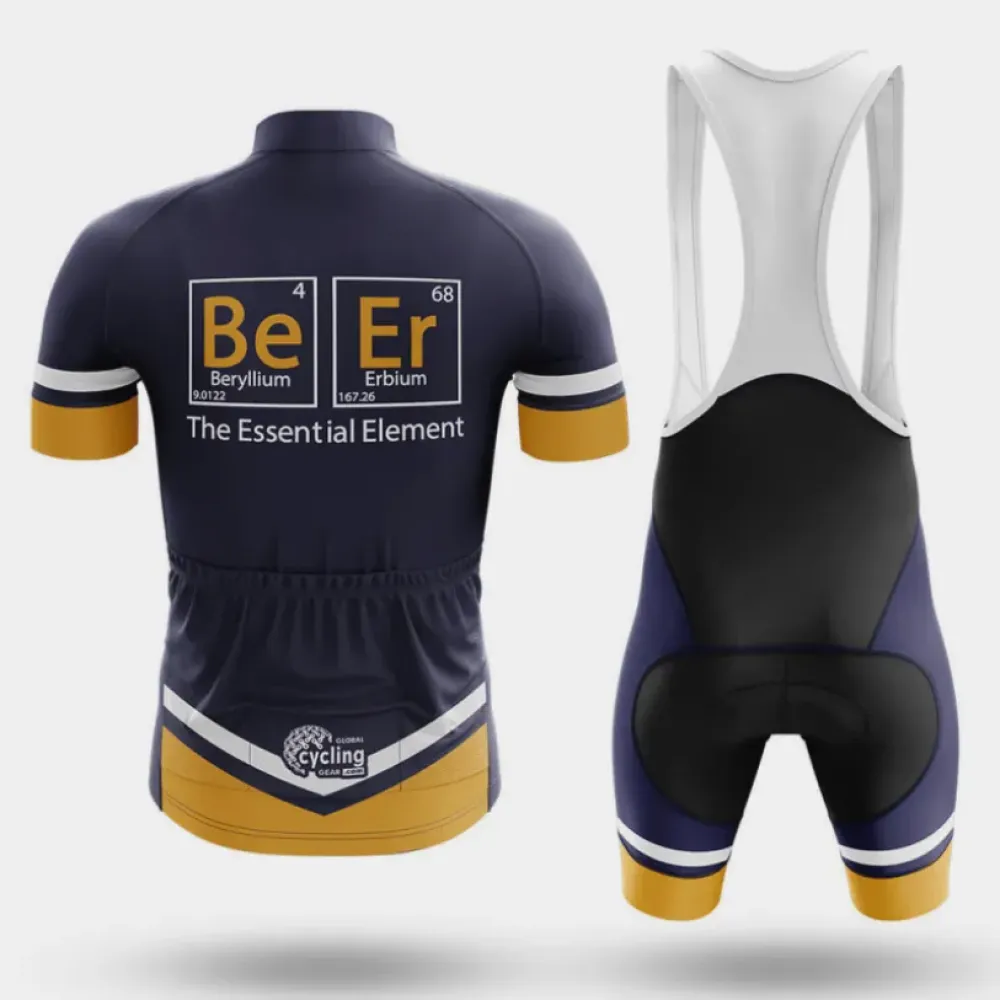 Cycling Kit Beer Element Navy/Yellow/White