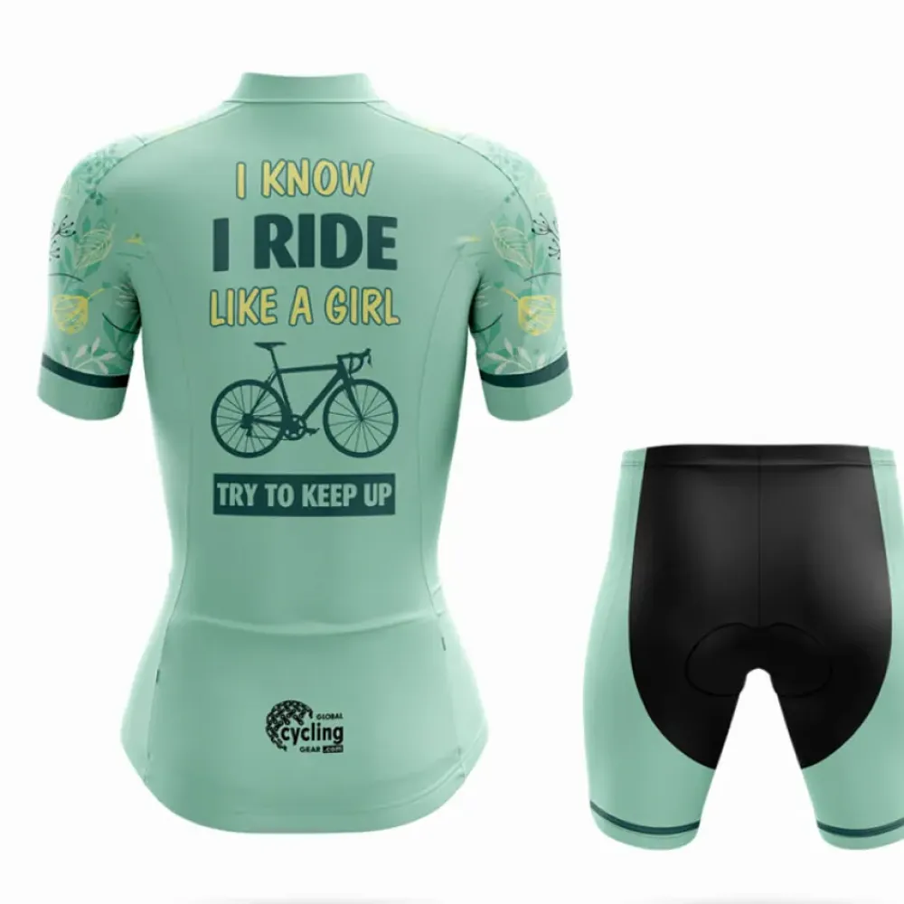 Like A Girl V6 Floral Mint/Green/Black