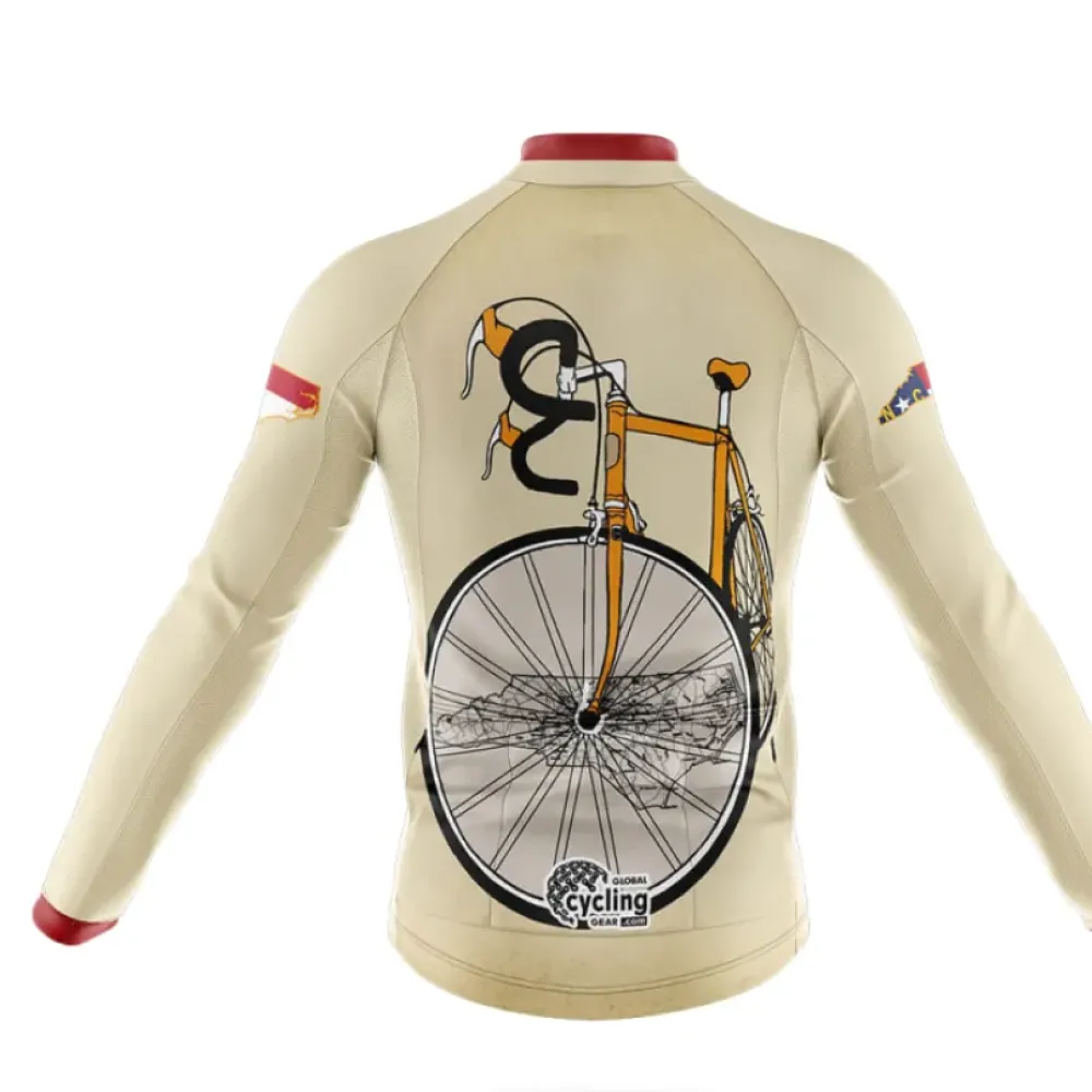 North Carolina Riding Club Cycling Kit Vintage Beige/Red/Black