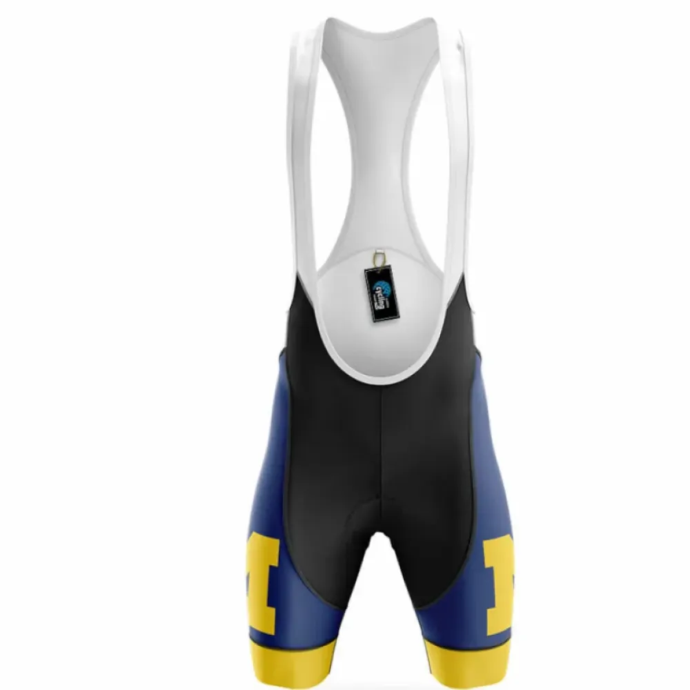 Michigan Cycling Jersey Go Blue Navy/Yellow/Gold