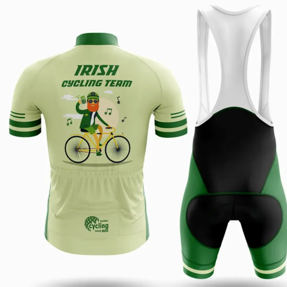 Irish Cycling Team Bib Green/Black/White