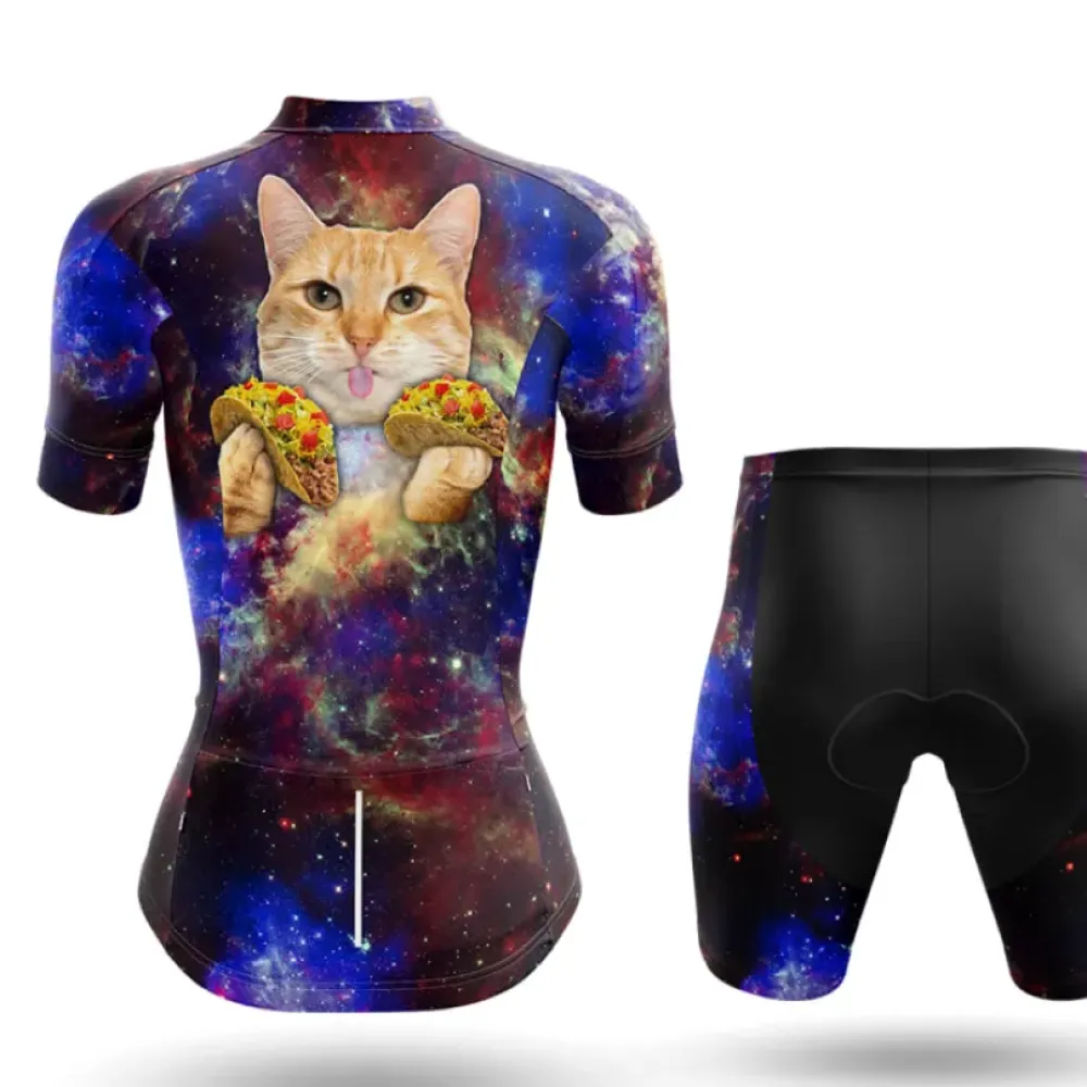 Taco Cat Women Cycling Kit Galaxy Blue/Purple/Red