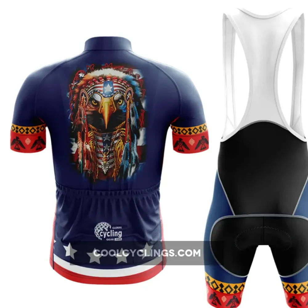 Native Eagle Cycling Jersey Ver.2 American Spirit Navy/Red/Blue