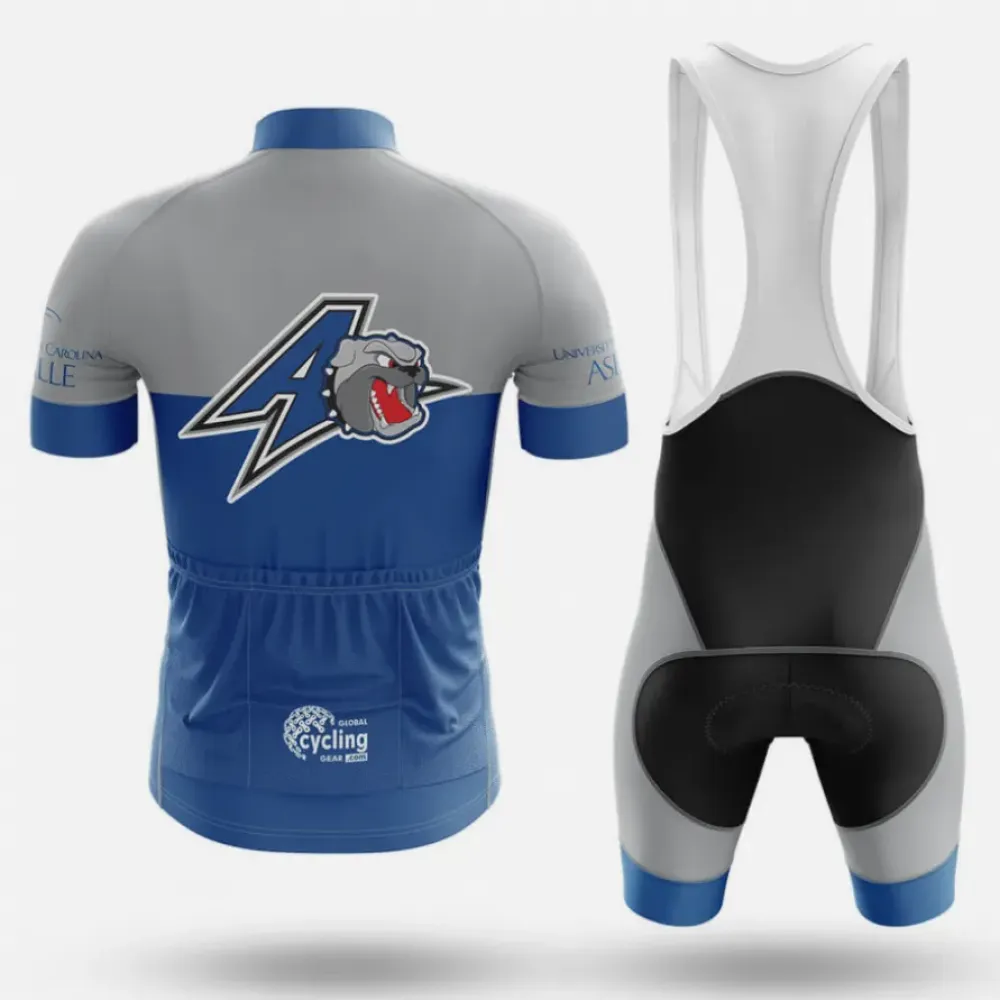 University of North Carolina Asheville Cycling Jersey Blue/Grey/White