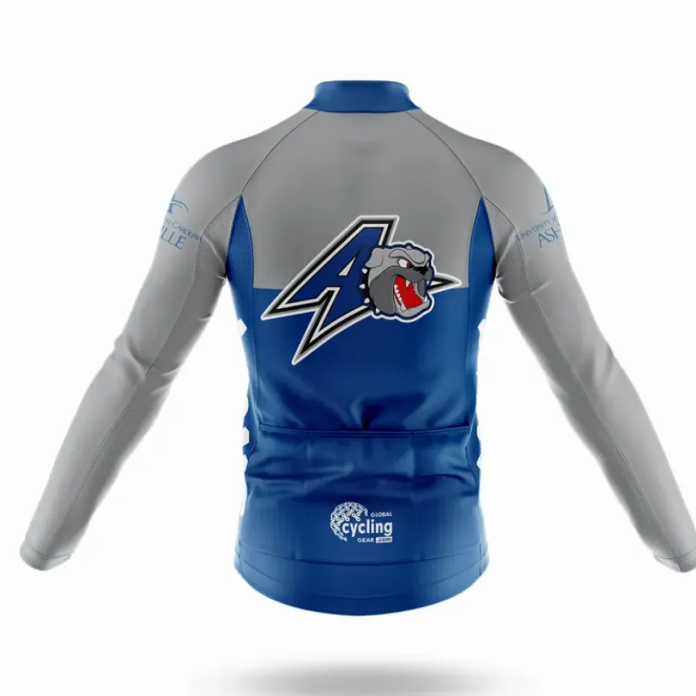 University of North Carolina Asheville Cycling Jersey Blue/Grey/White