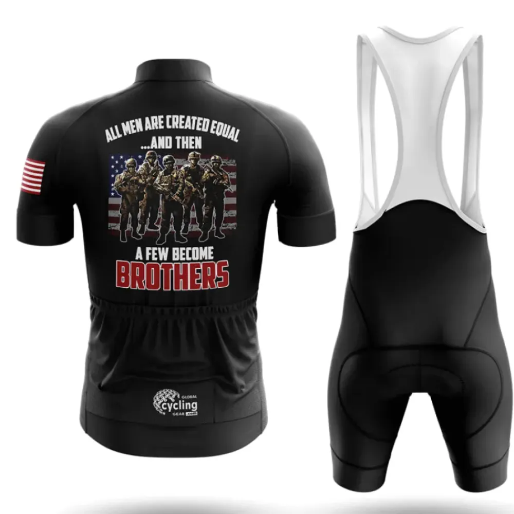 Brotherhood Cycling Jersey American Pride Black/Red/White
