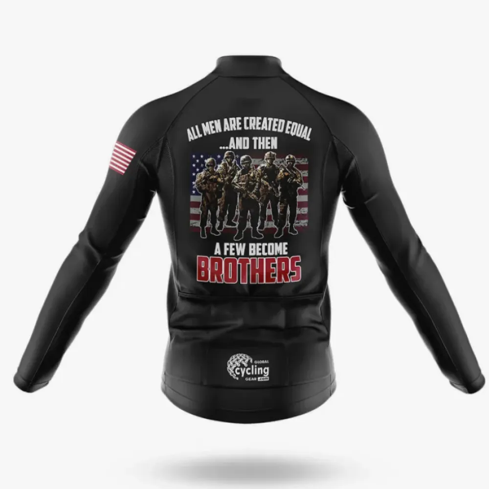 Brotherhood Cycling Jersey American Pride Black/Red/White