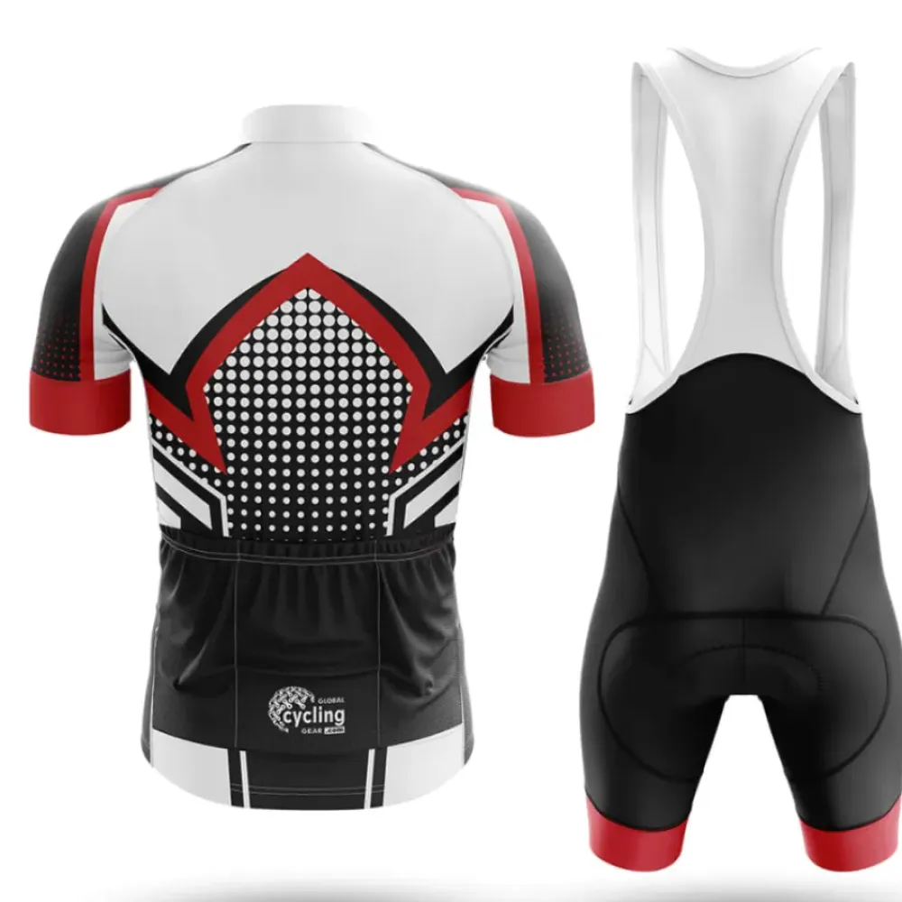 Robust Cycling Jersey Breathable Red/White/Black