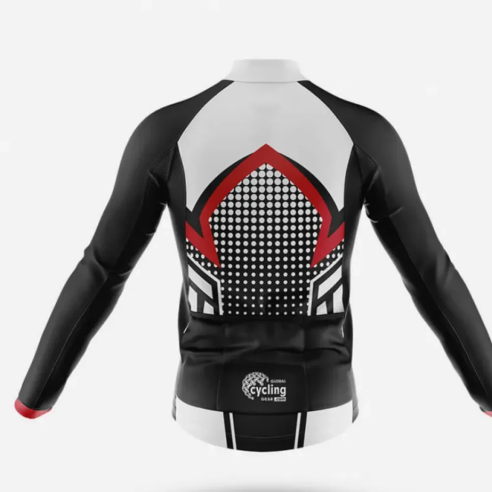 Robust Cycling Jersey Breathable Red/White/Black