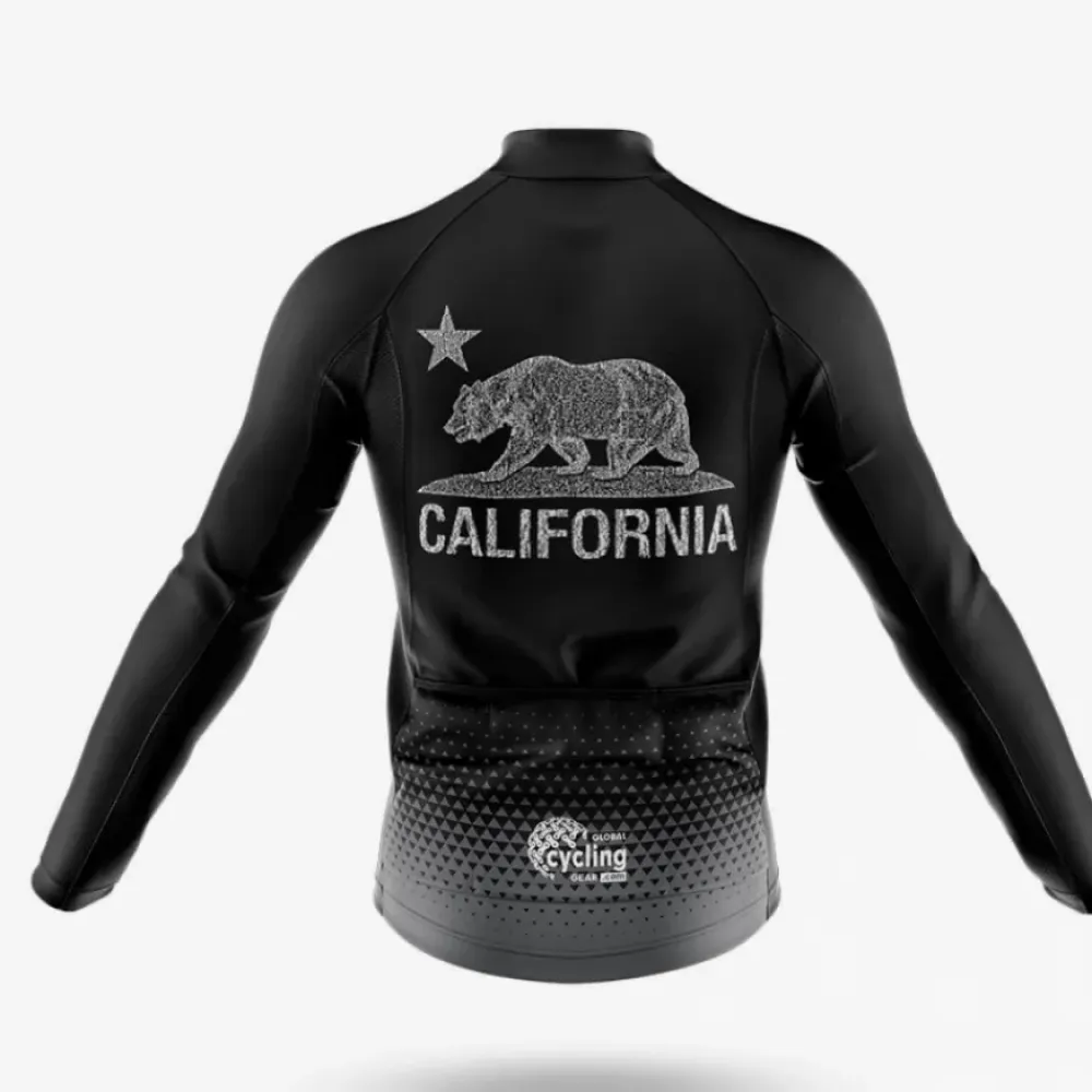 Cycling Kit California Bear Black/White/Grey