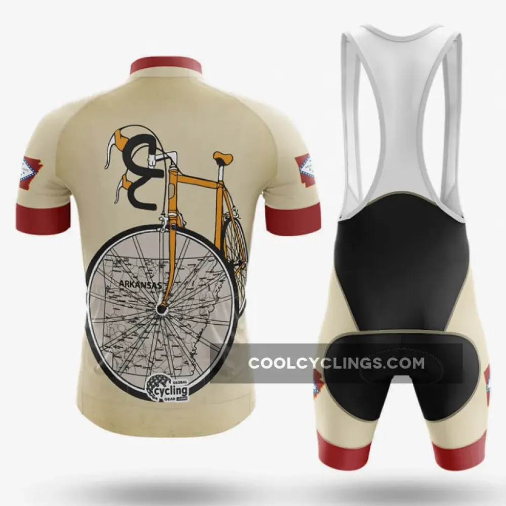 Arkansas Riding Club Vintage Bicycle Beige/Red/Brown