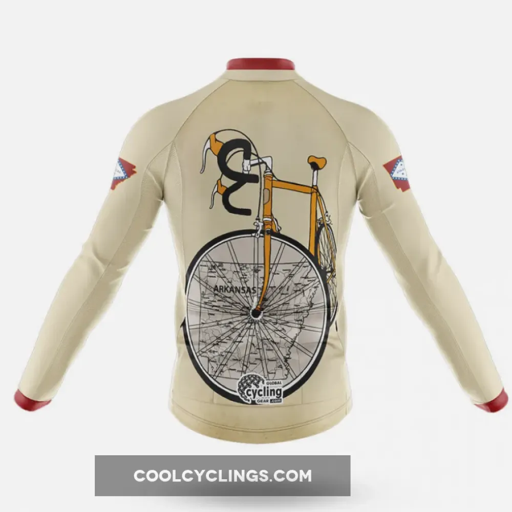 Arkansas Riding Club Vintage Bicycle Beige/Red/Brown