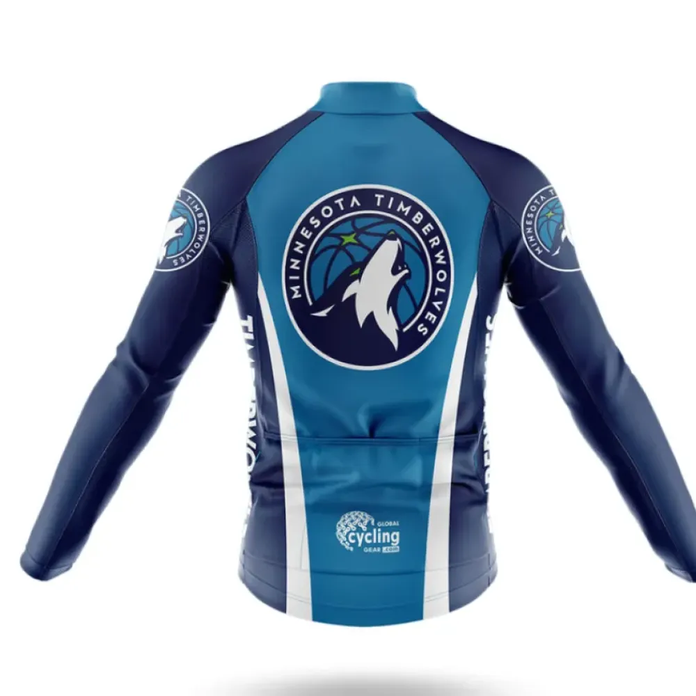 Minnesota Timberwolves Cycling Kit Full Set Blue/White/Navy