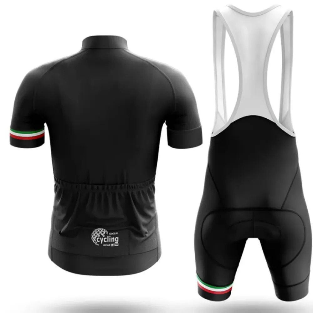 Classic Italia Cycling Jersey Black/Red/Green