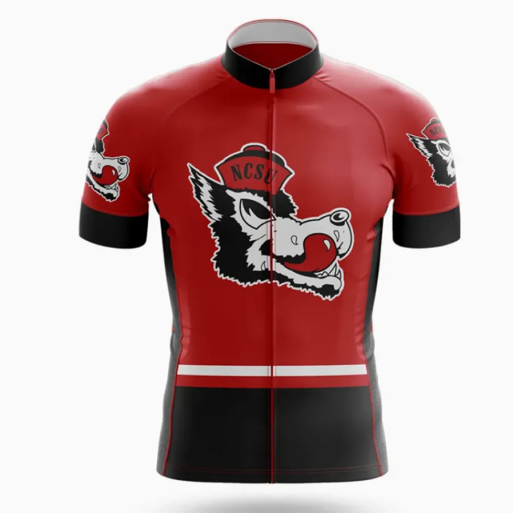 NCSU Wolfpack Cycling Kit Red/Black/White