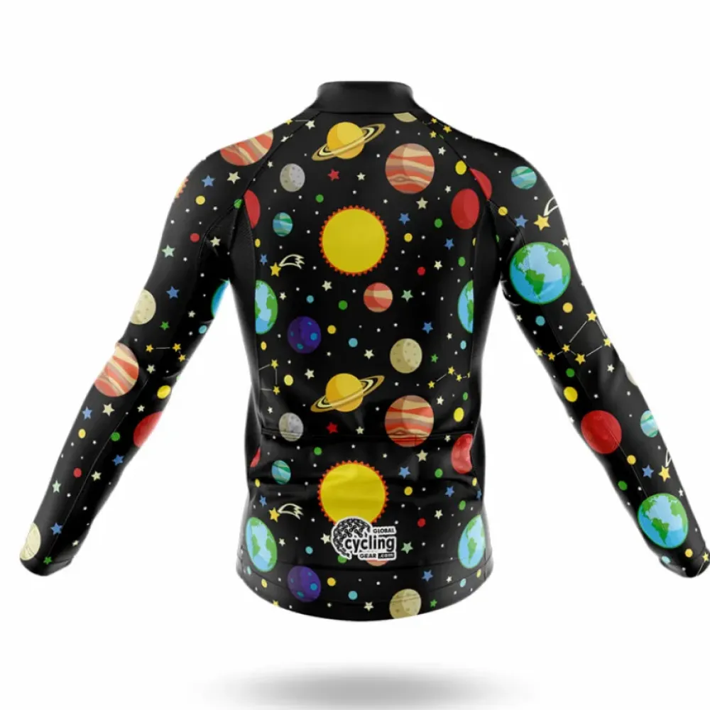 Cycling Bibs Solar System Planets Black/Red/Green