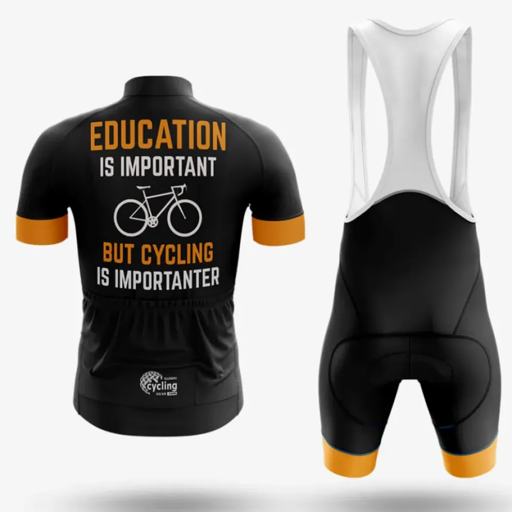 Cycling Important Breathable Black/Yellow/White