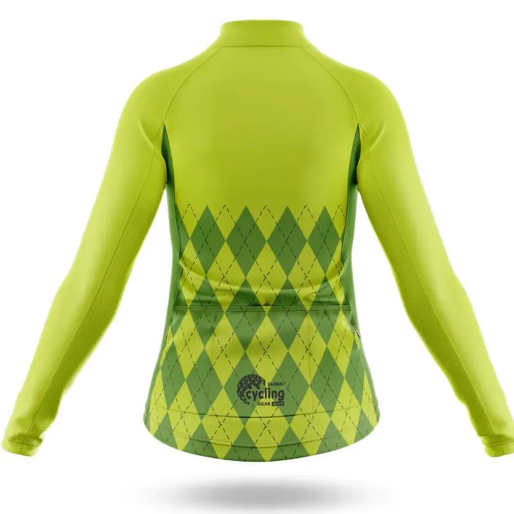 Women's Cycling Kit Lime Green/Black/Yellow