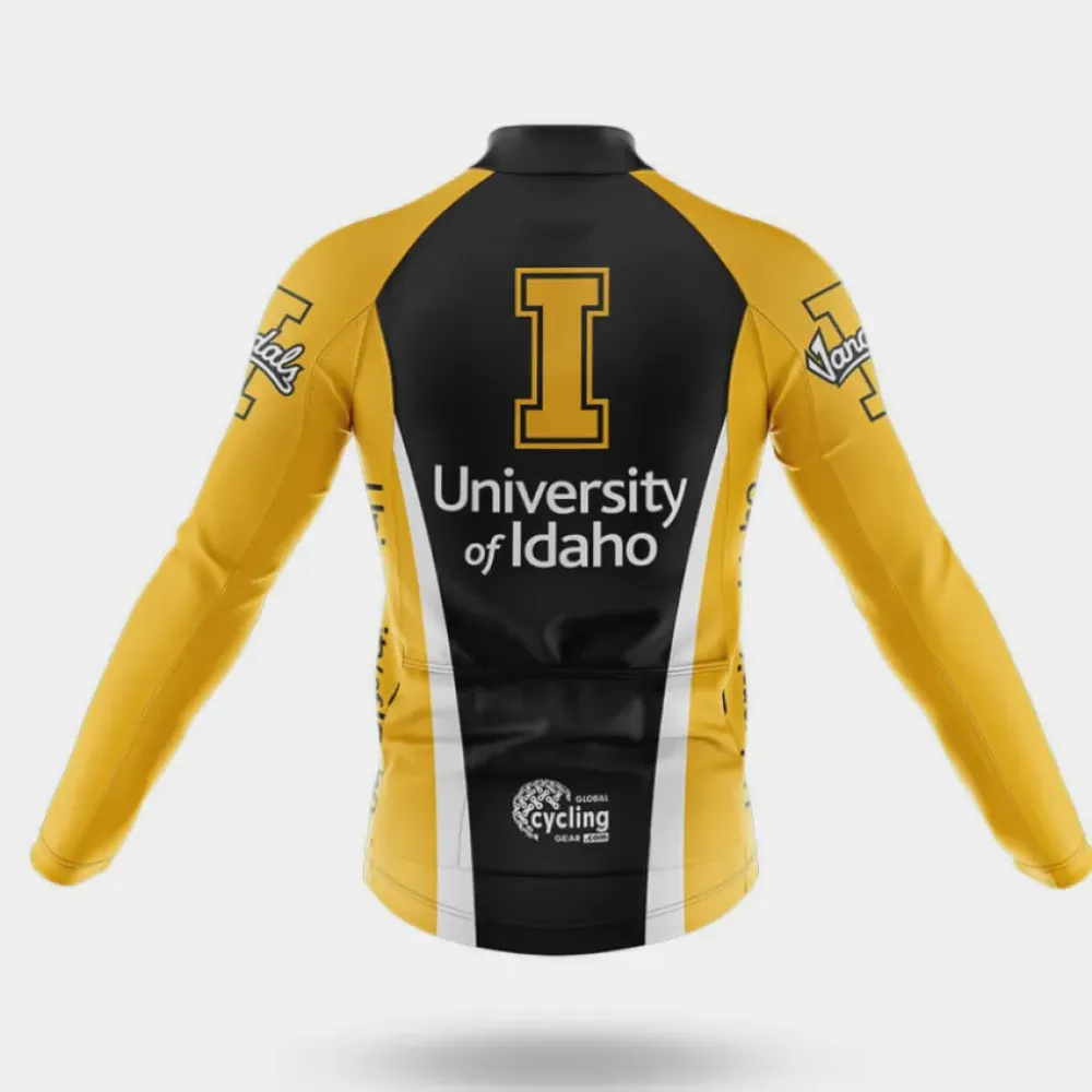 University of Idaho Cycling Bibs Comfortable Yellow/Black/Grey