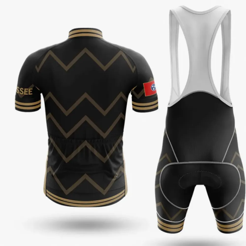 Tennessee V17 Cycling Kit Chevron Black/Gold/Red