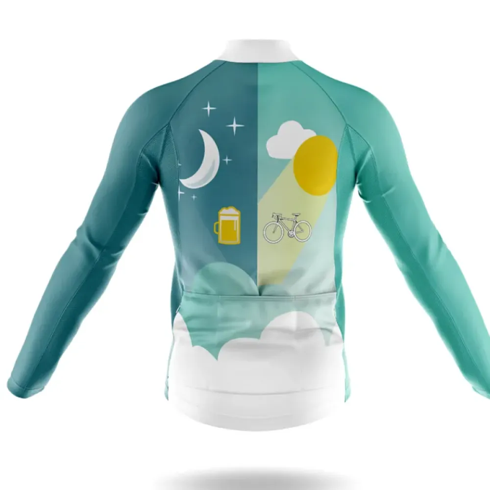 Cycling Bibs AM Cycling PM Beer Black/Teal/White